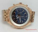 High Quality Breitling for Bentley Replica watch Rose Gold Black Dial